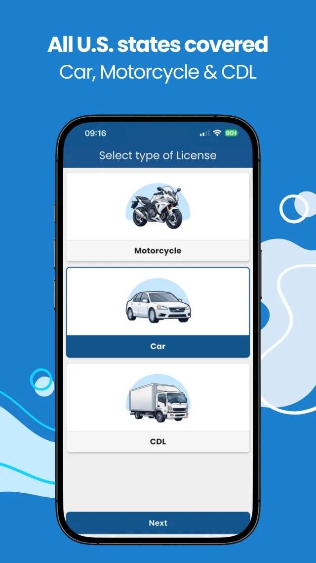 Driver's License Practice Test - Screen 2