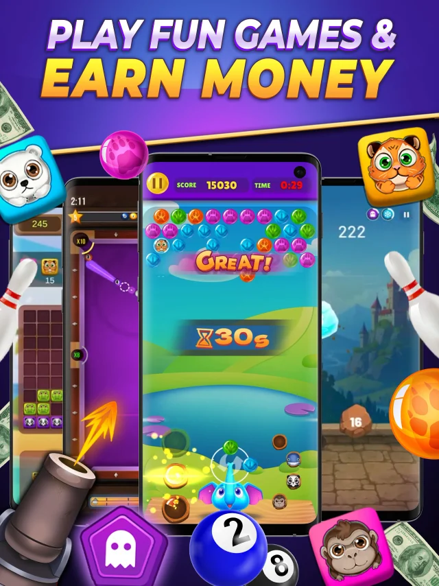Backspin Games: Earn Money - Screen 1