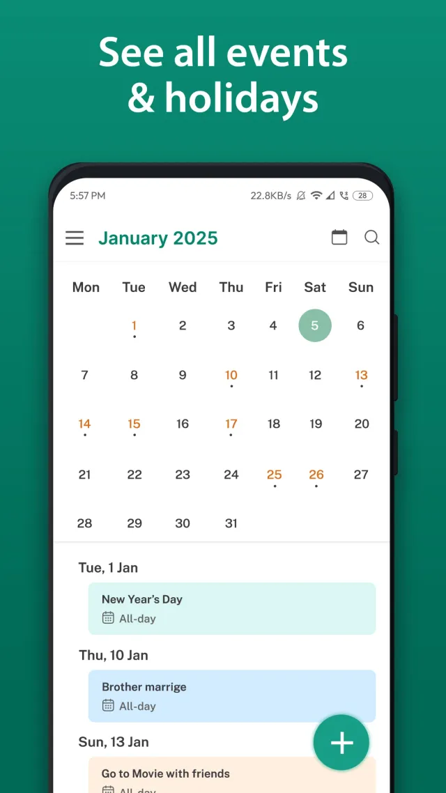 Calendar 2026 - Screen 2