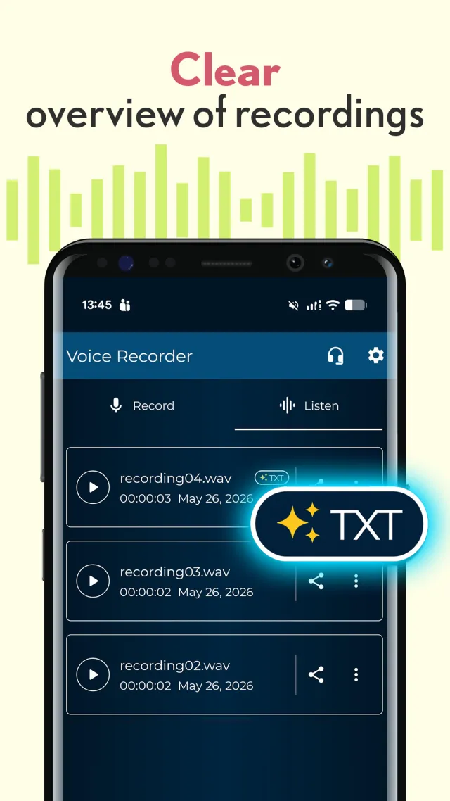 Voice Recorder: Memos & Audio - Screen 3