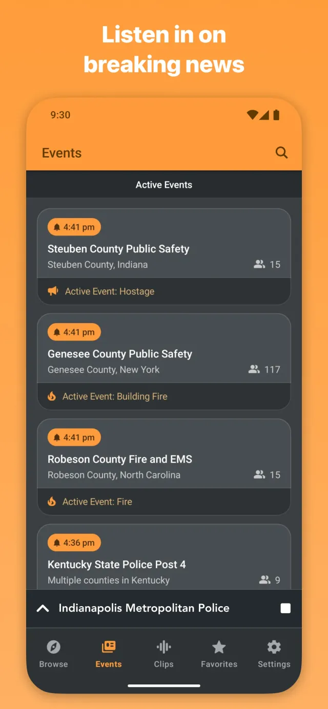 Scanner Radio - Police Scanner - Screen 5