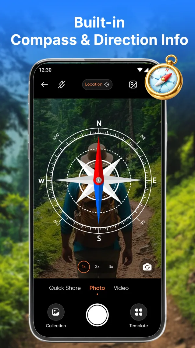 GPS Camera: Map & Timestamp - Screen 2