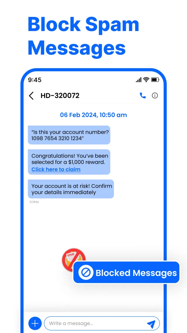 Messenger: SMS Home Launcher - Screen 4