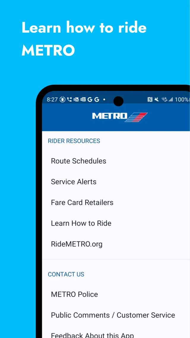 RideMETRO - Screen 5