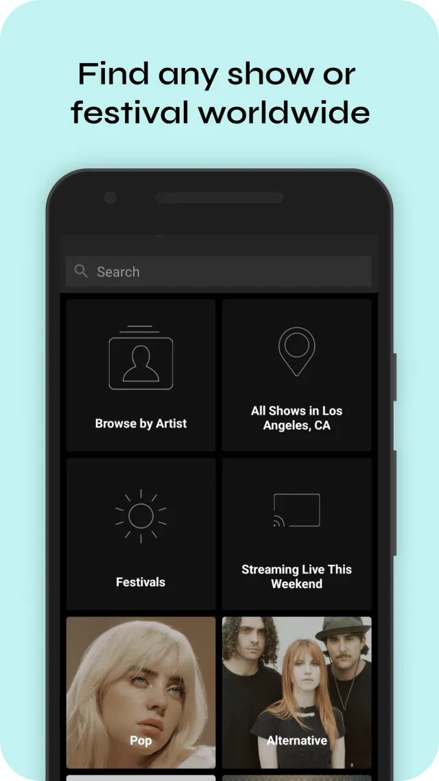 Bandsintown Concerts - Screen 4
