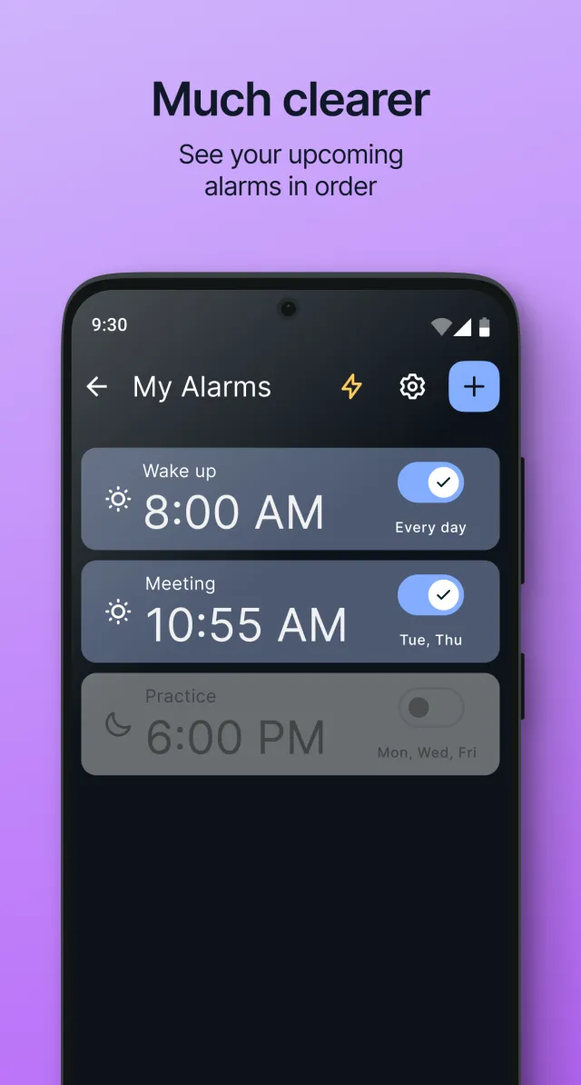 Simple Alarm Clock - Screen 2