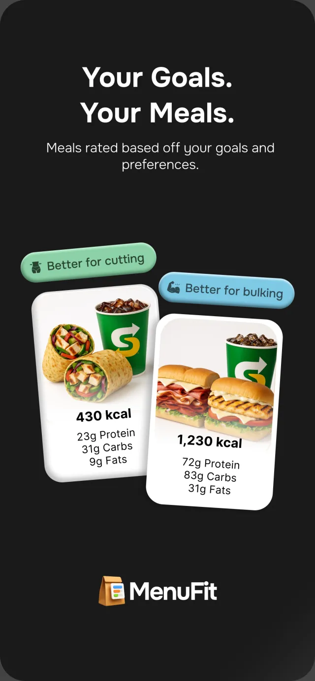 MenuFit - Healthy Eating Out - Screen 3