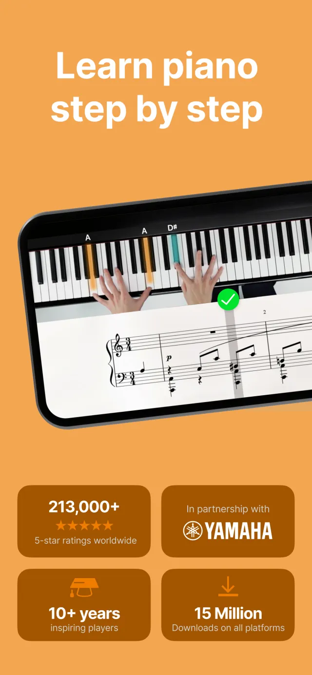 flowkey: Learn piano - Screen 1