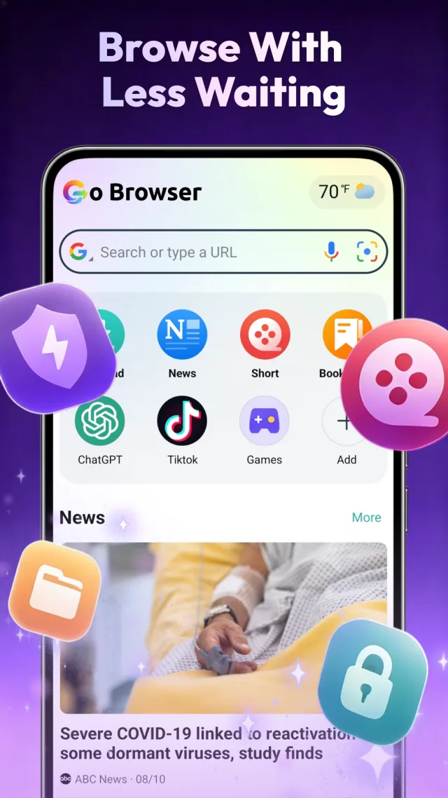 Go Browser - Fast & Safe - Screen 1
