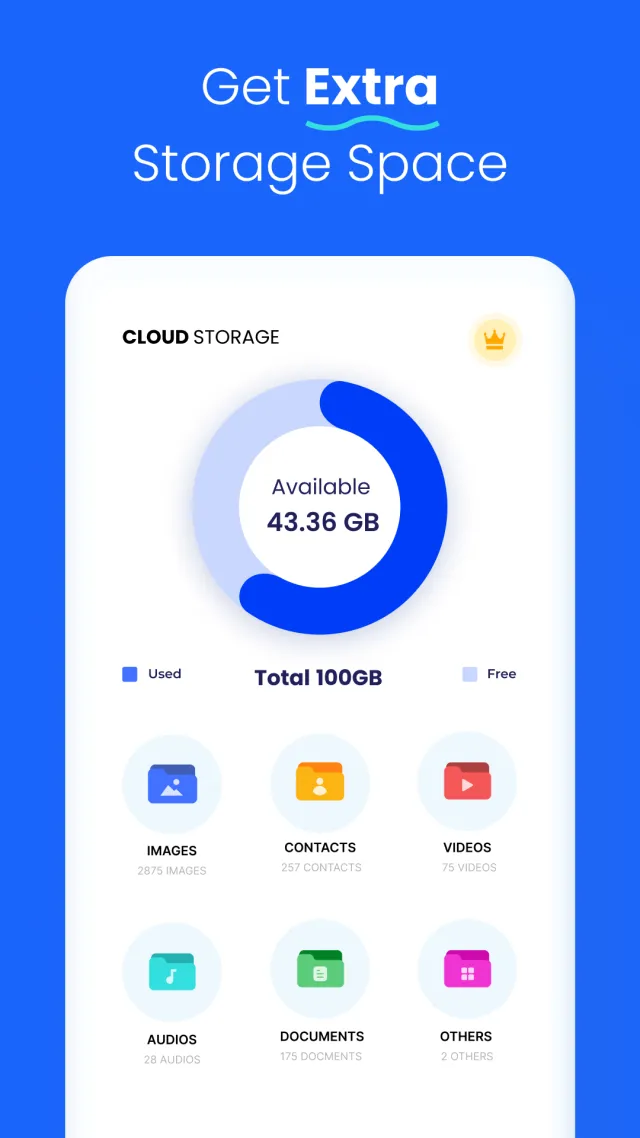Cloud Storage: Cloud Drive App - Screen 2