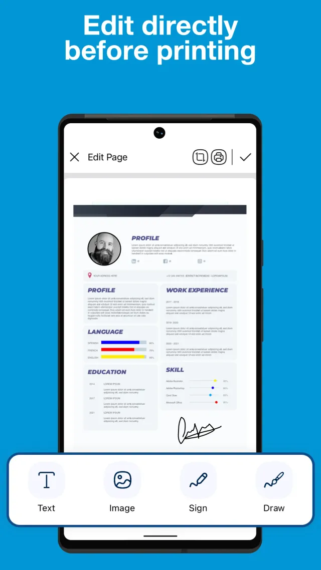 Smart HPrinter Service :ePrint - Screen 7