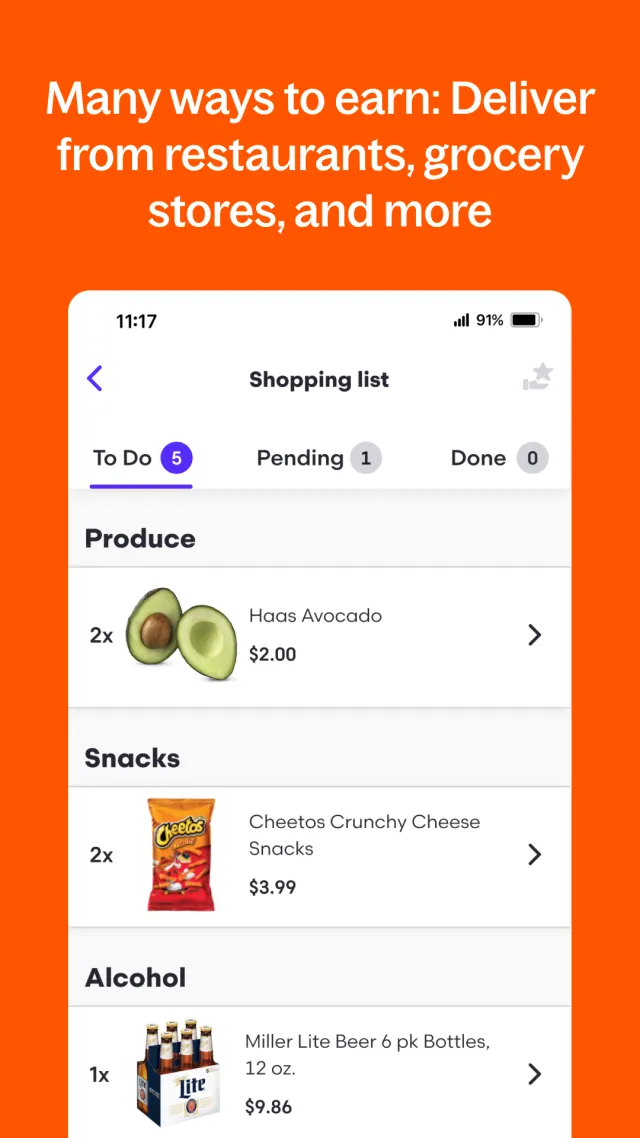 Grubhub for Drivers - Screen 4