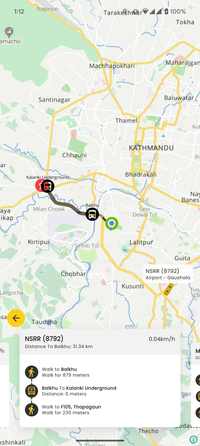KTM Public Transport - Screen 6
