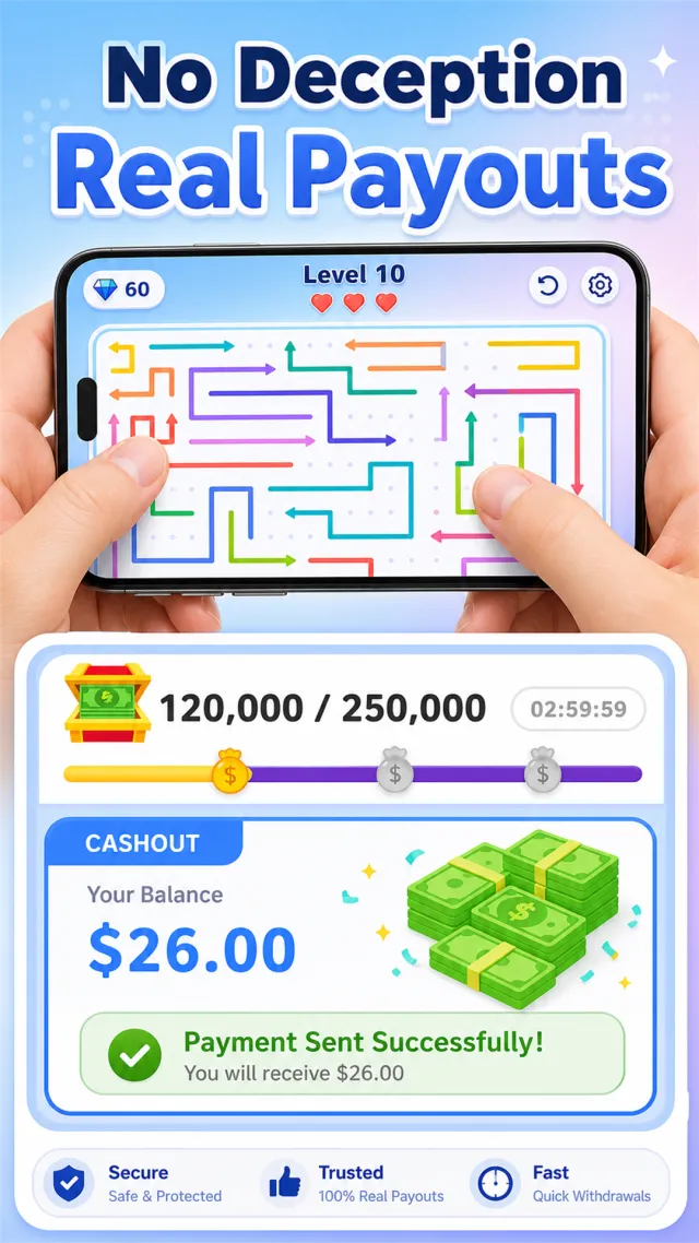 Arrow Cash Puzzle: Earn Money - Screen 3