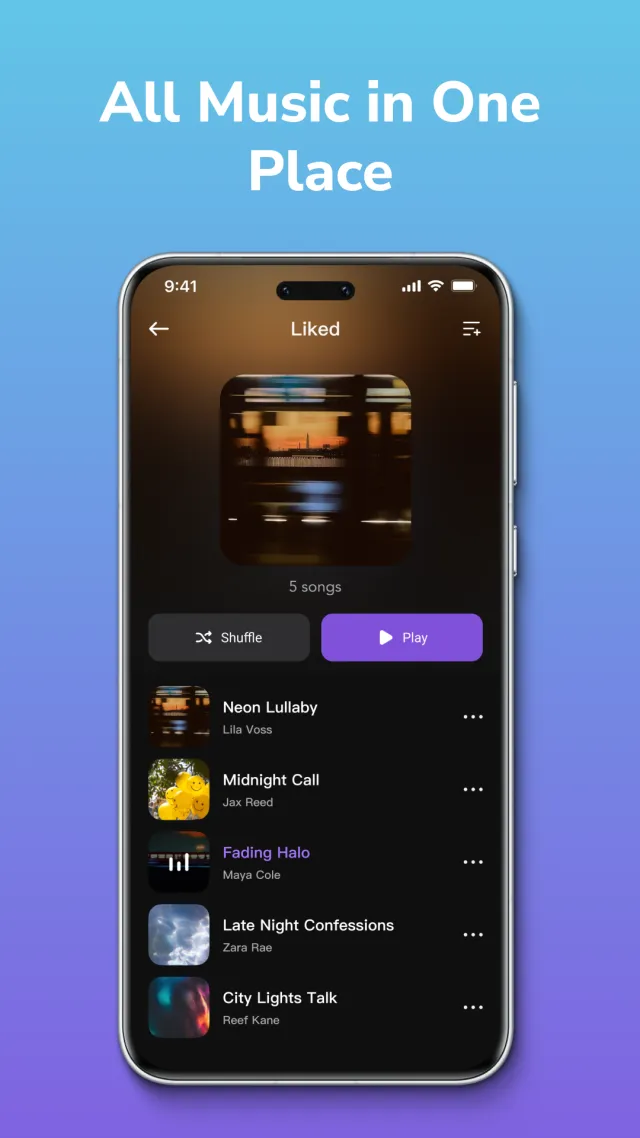 Sway - Music Player - Screen 3
