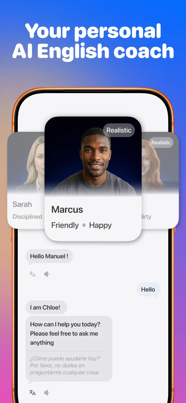 BetterSpeak: AI Language Tutor - Screen 3