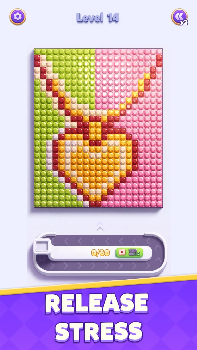 Jewel Loop - Coloring Sort - Screen 2