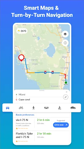 GPS+ Maps, Navigation, Traffic - Screen 7