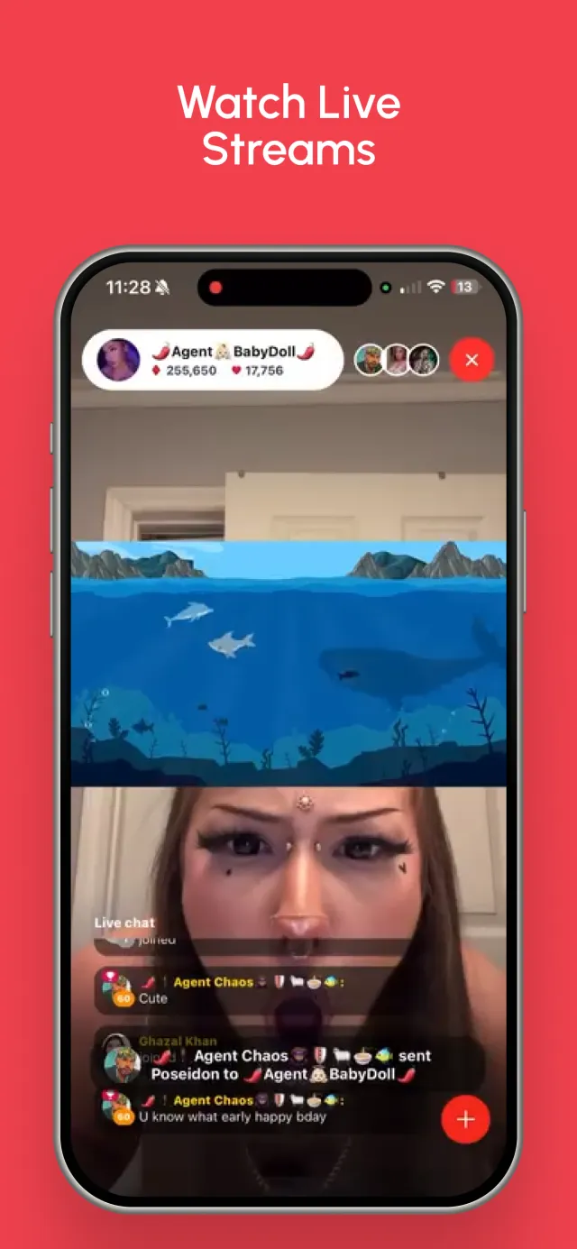 GoLive Streamers - Screen 3