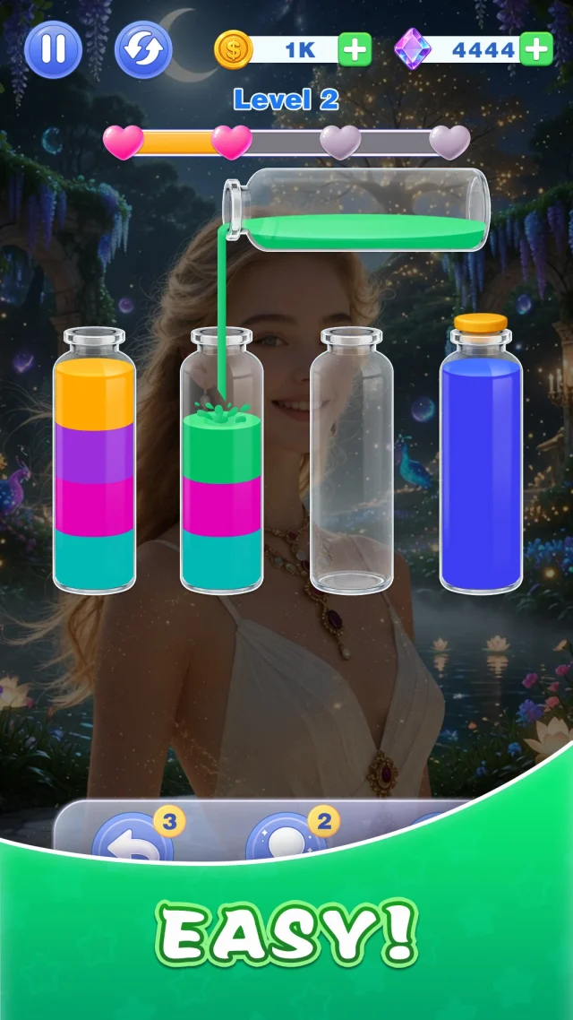 Water Sort: Romantic Dream - Screen 4