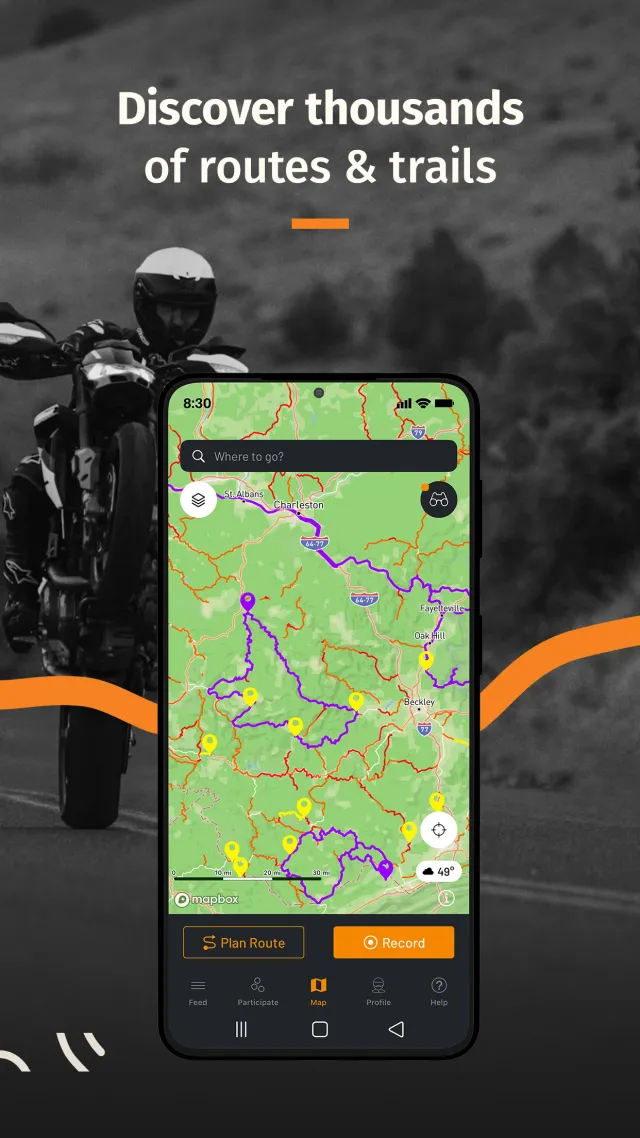 REVER - Motorcycle GPS & Rides - Screen 2