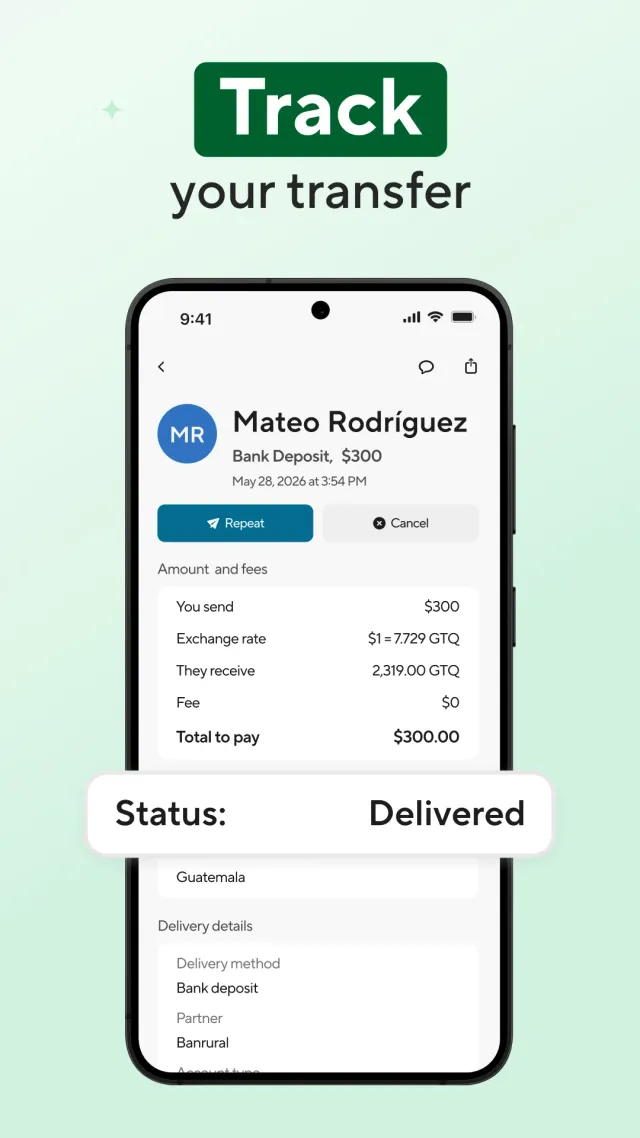 BOSS Money Transfer. Send Cash - Screen 6