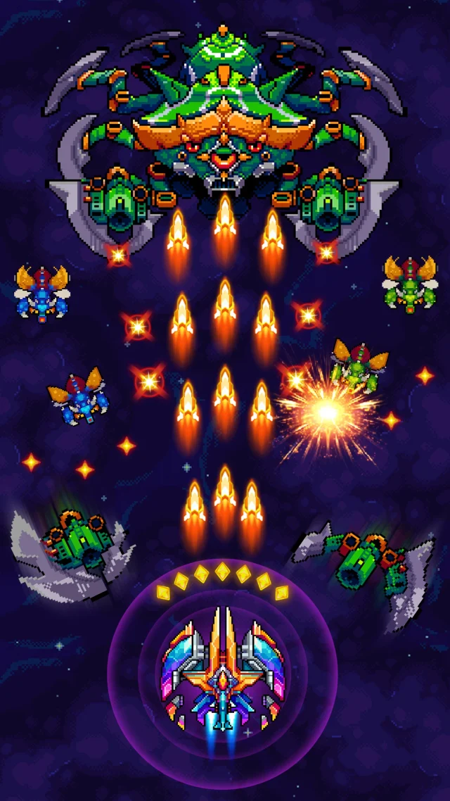 Galaxiga: Galaxy Arcade Game - Screen 1