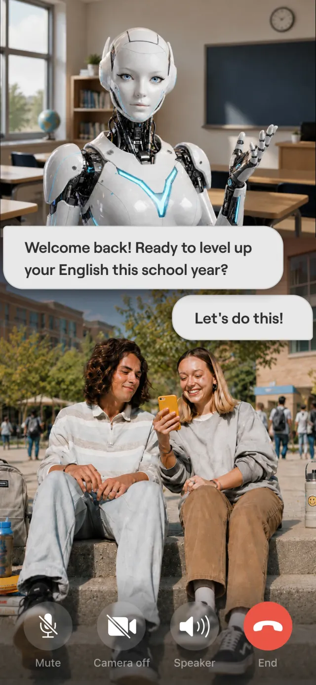 LunaSpeak: AI Speaking Coach - Screen 1