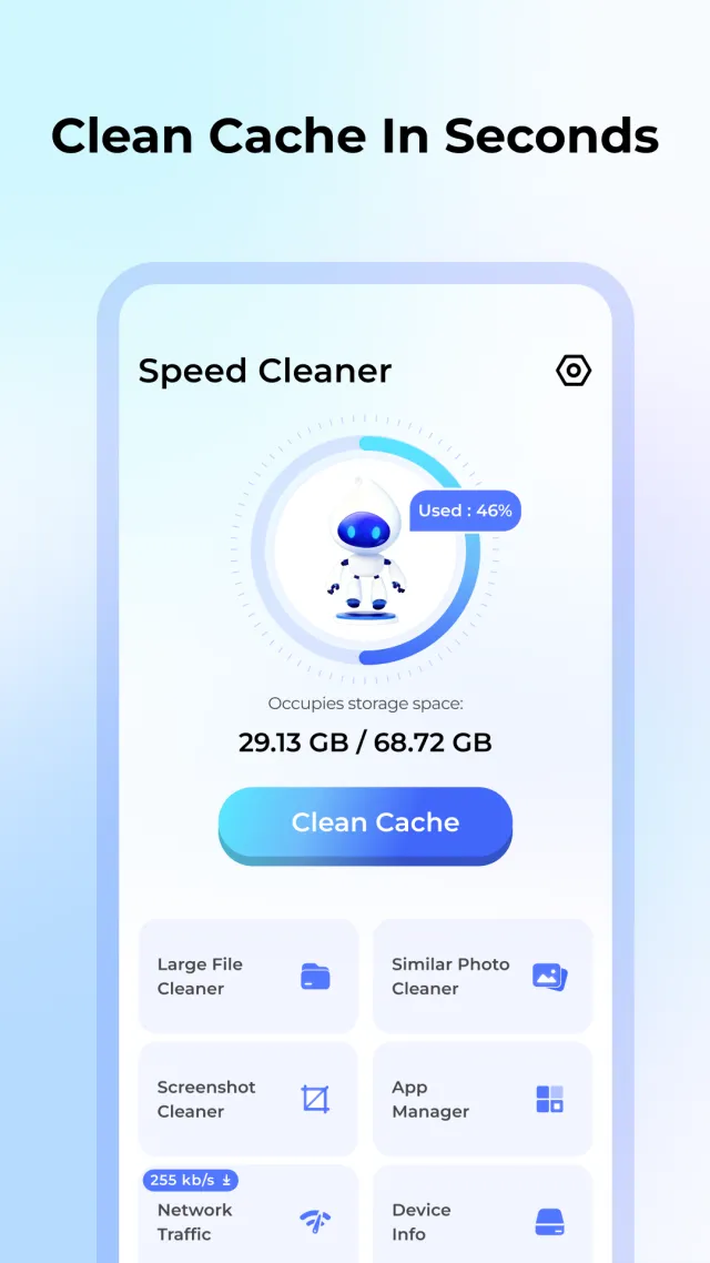 Speed Cleaner - Junk & Cache - Screen 1
