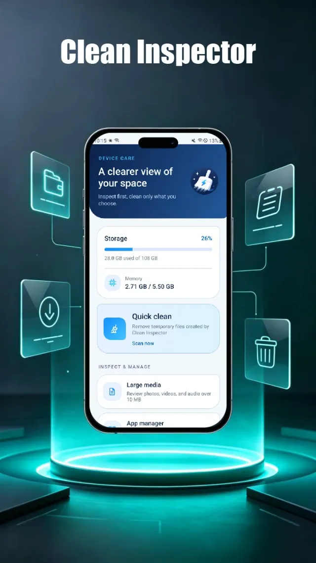 Clean Inspector - Screen 1