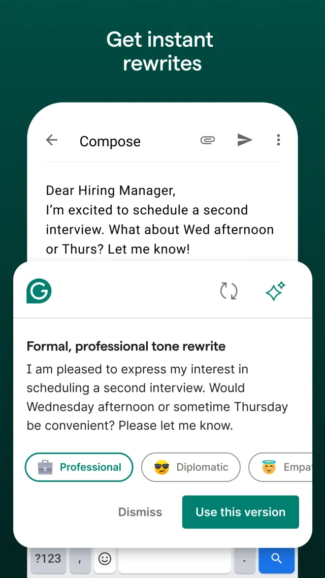 Grammarly-AI Writing Assistant - Screen 2