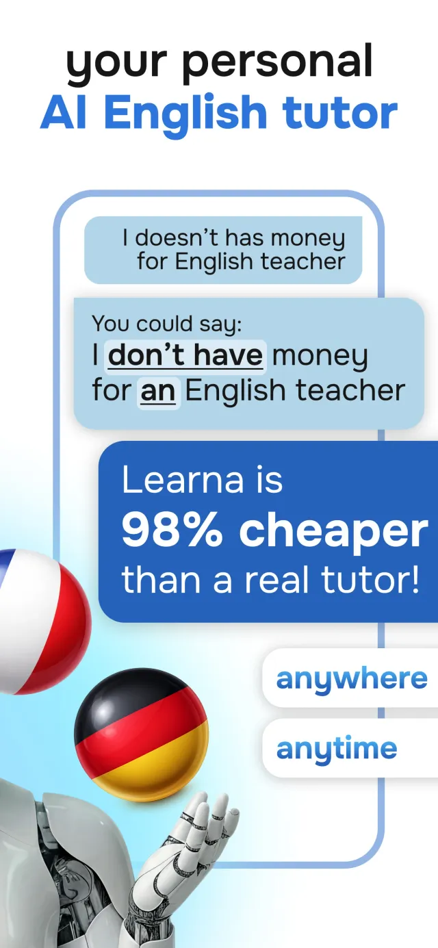 Learn English, Spanish: Learna - Screen 2