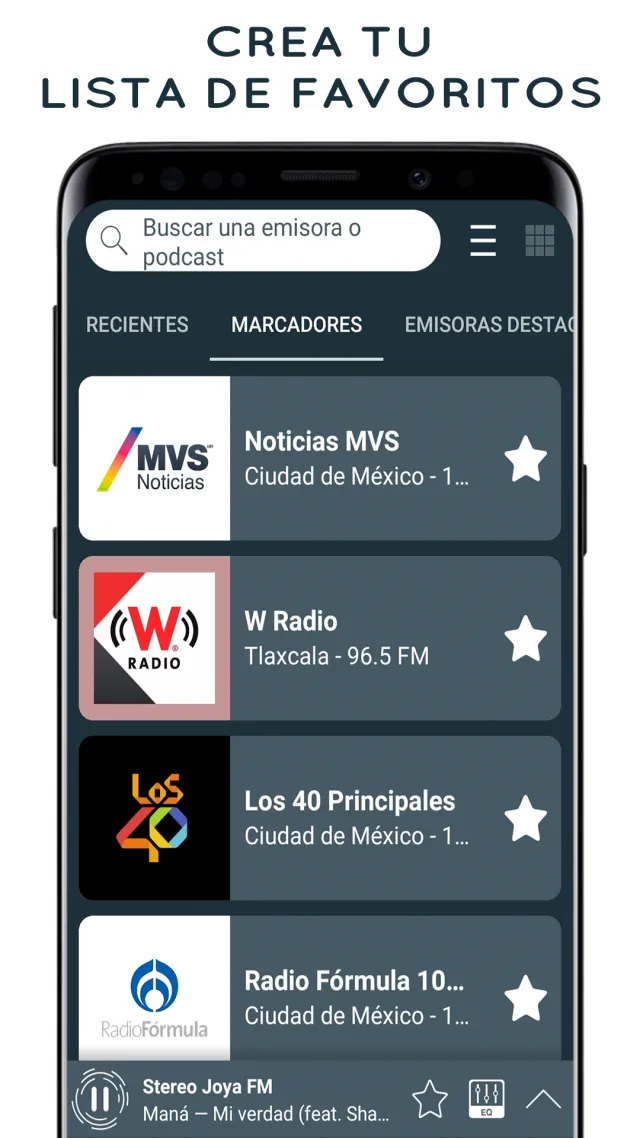 Radio Mexico - online radio - Screen 3