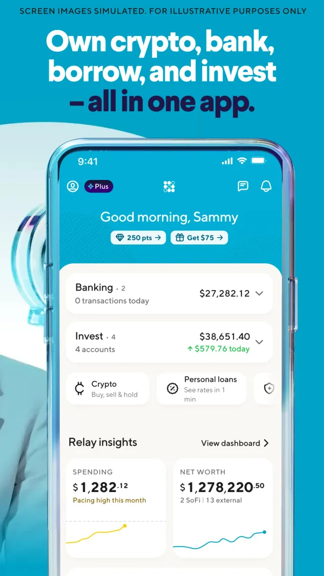 SoFi: Bank, Investing & Crypto - Screen 2