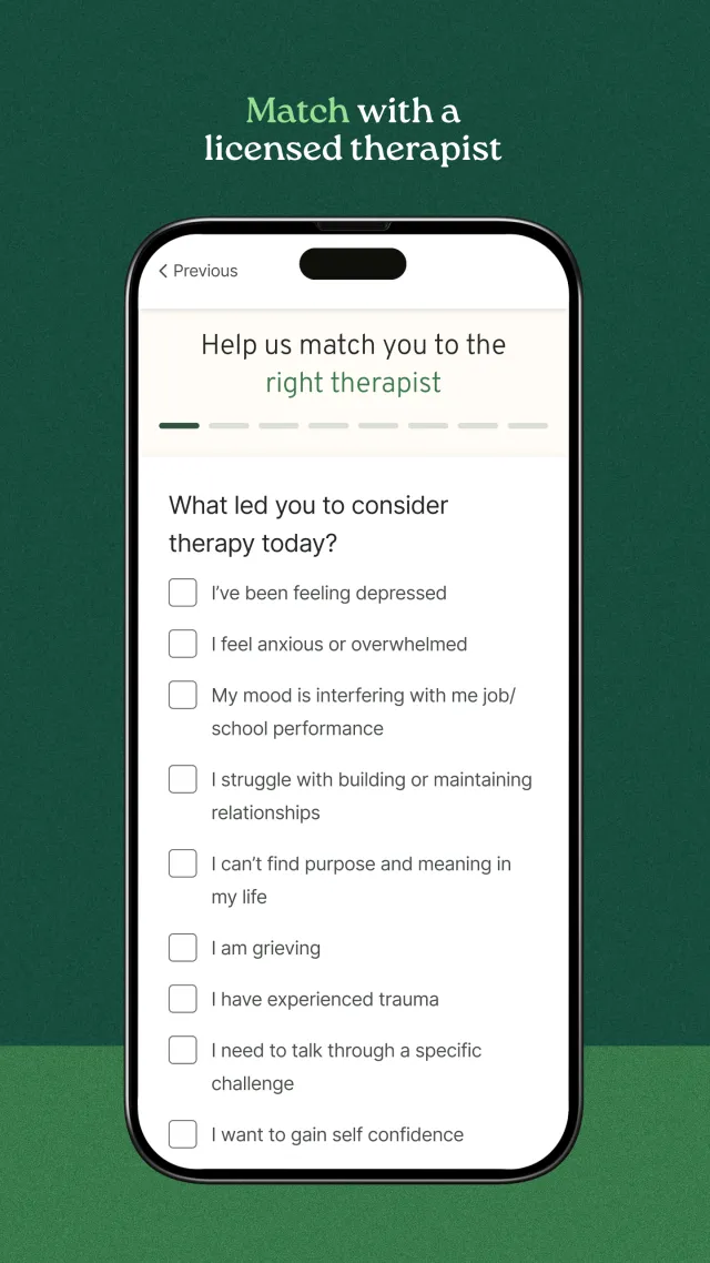 BetterHelp - Therapy - Screen 2