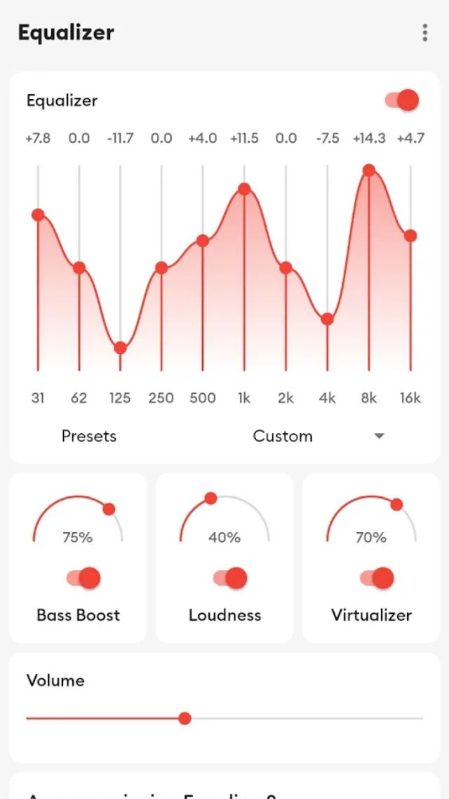 Flat Equalizer - Bass Booster - Screen 8