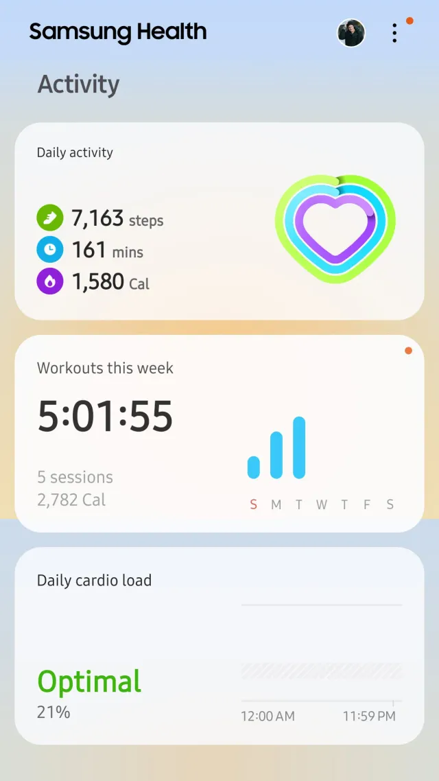 Samsung Health - Screen 2