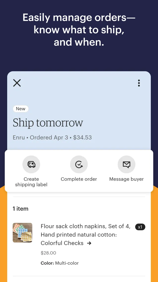 Etsy Seller: Manage Your Shop - Screen 5