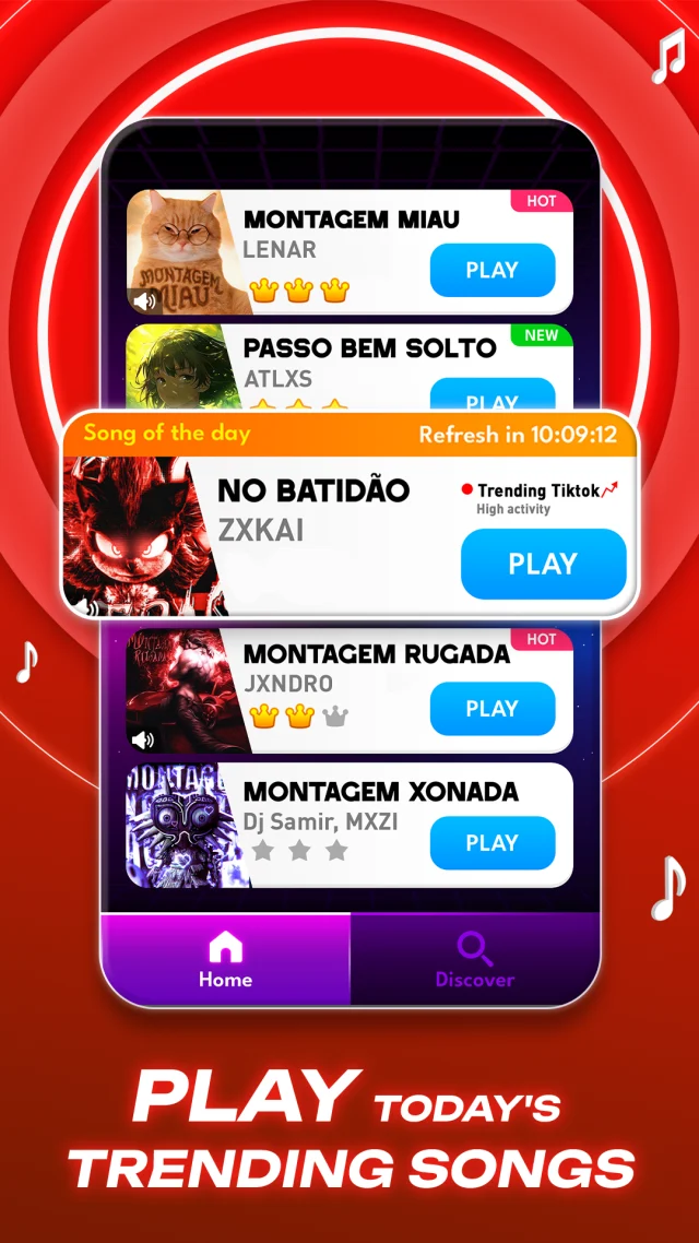 Music Piano 7: Rush Song Games - Screen 1