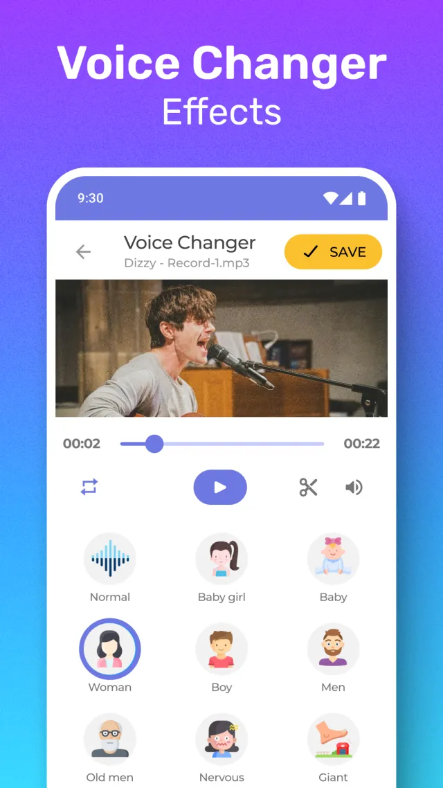 Video Voice Editor + Effects - Screen 1