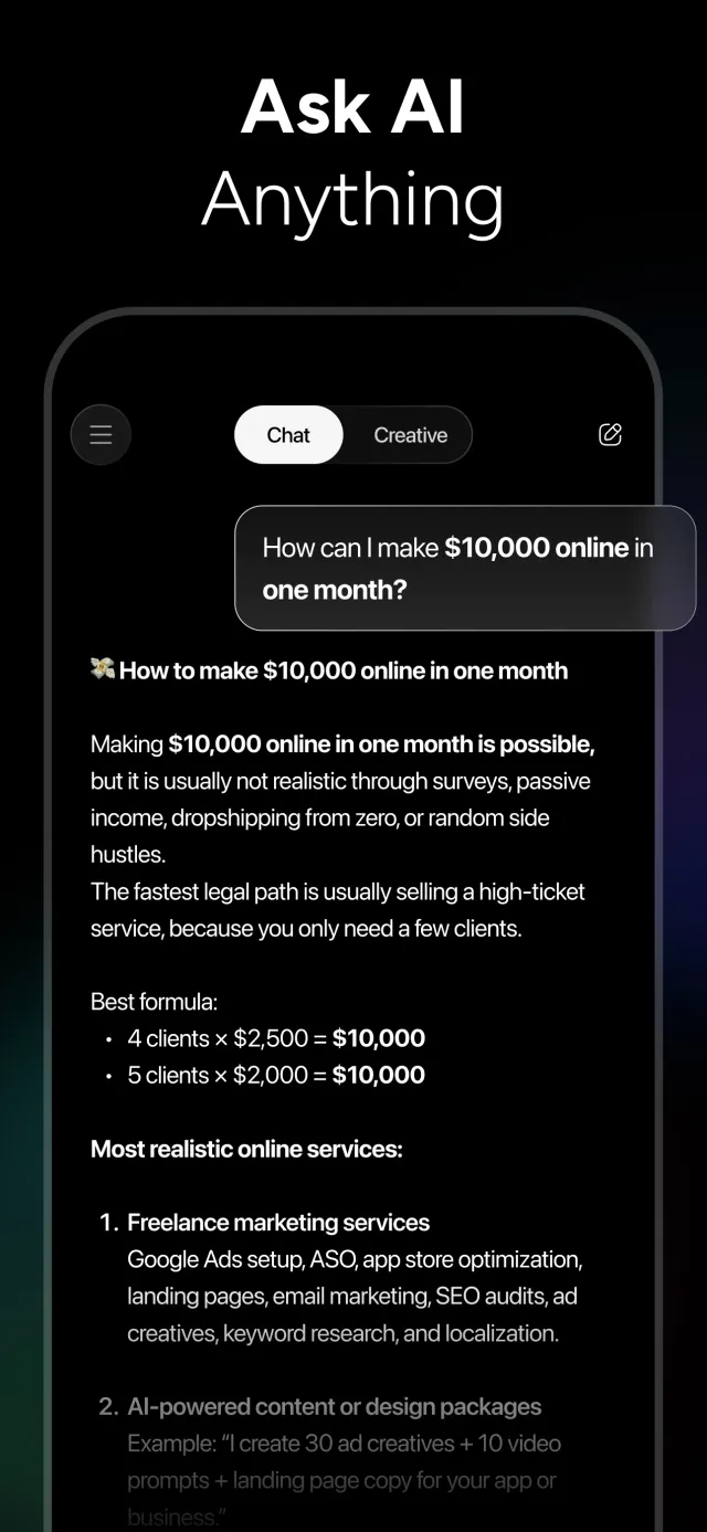 Chatbot AI Assistant - Genie - Screen 2