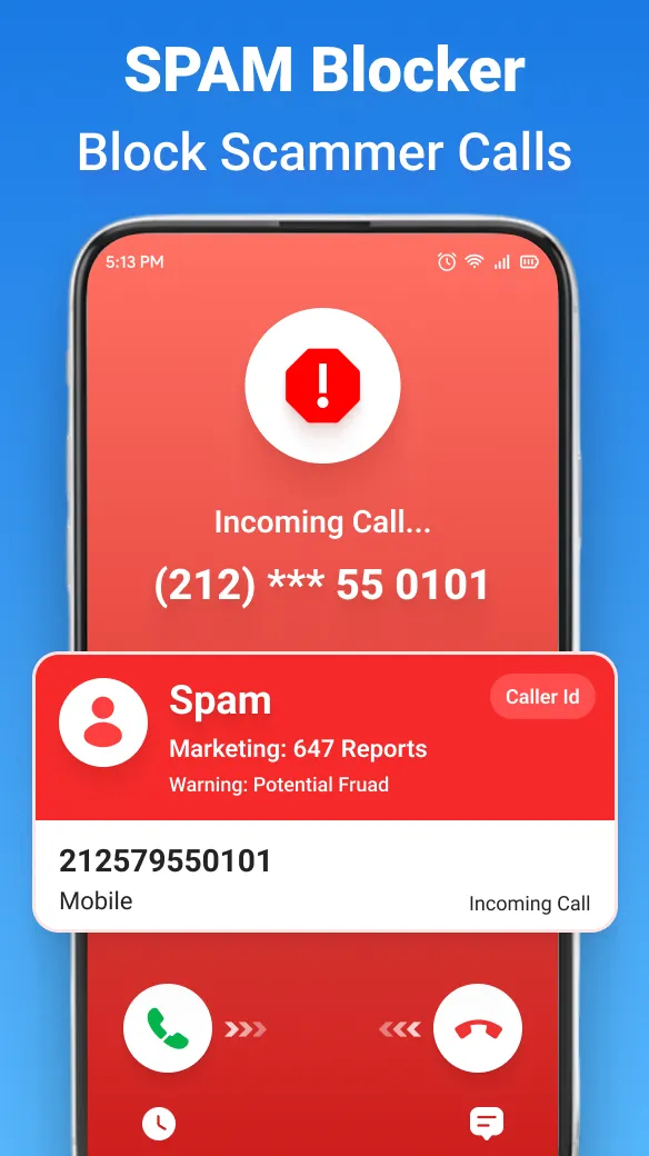 Caller ID - Call SMS Blocker - Screen 1