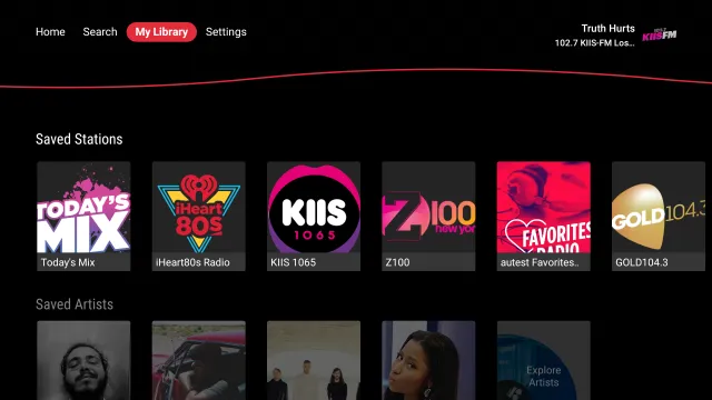iHeartRadio for Google TV - Screen 2