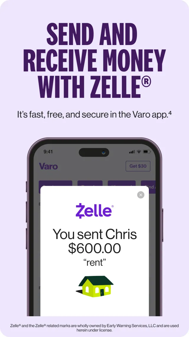 Varo Bank: Online Banking - Screen 3