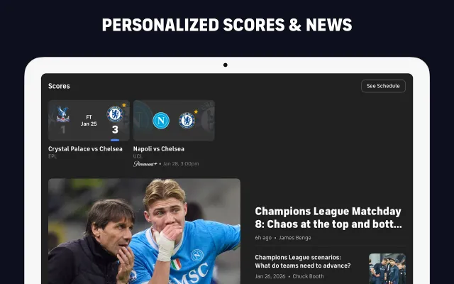 CBS Sports: Live Scores & News - Screen 8