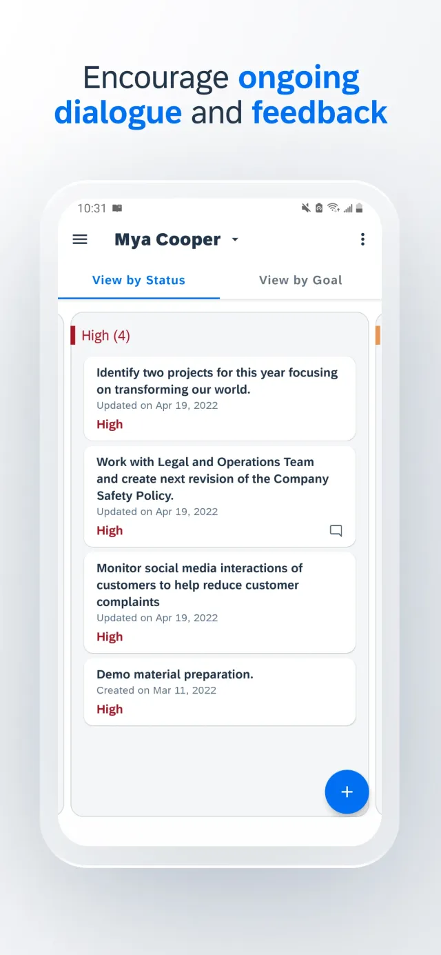 SAP SuccessFactors Mobile - Screen 7