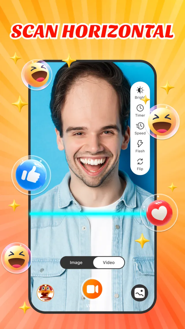 Face Scan, Time Warp Scan - Screen 1