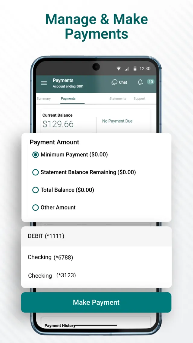 Aspire Account Center - Screen 4