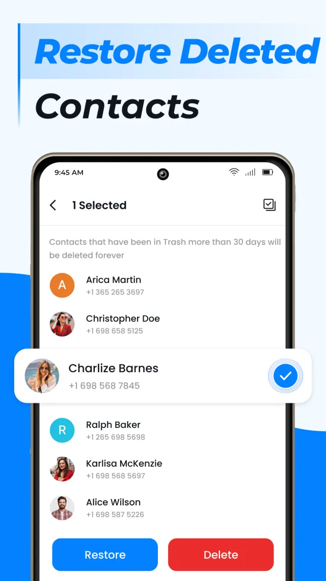 Contacts - Screen 5