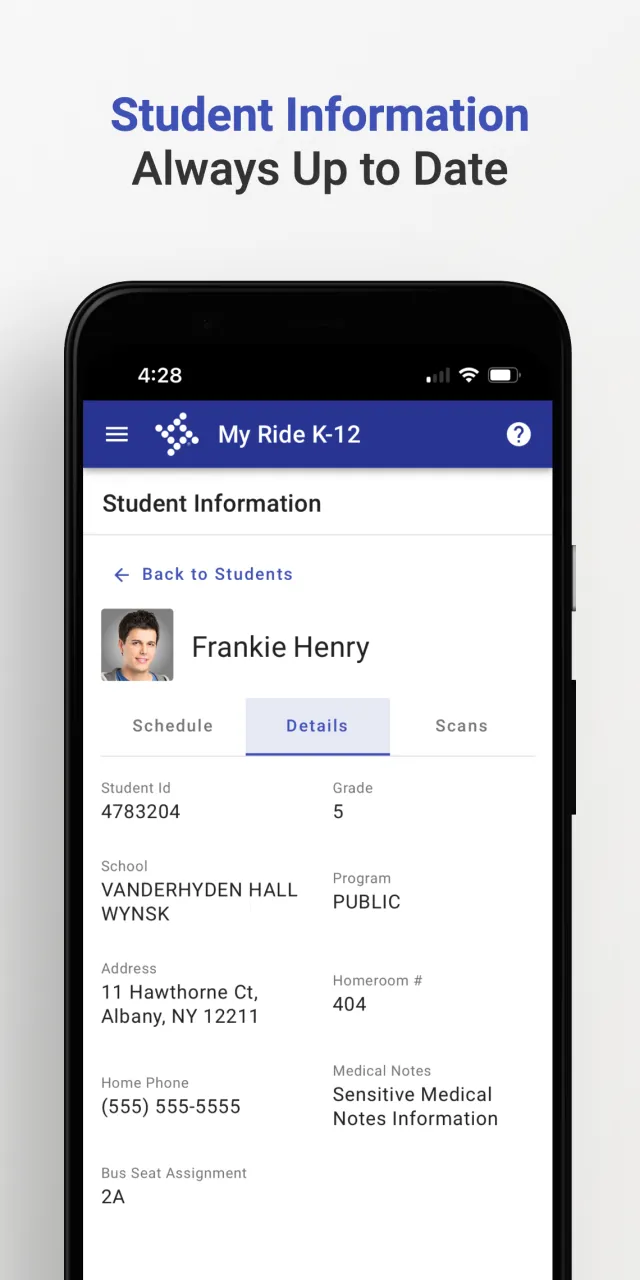 My Ride K-12 - Screen 3